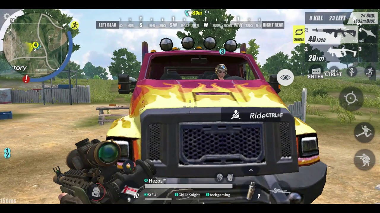 First time play first person(Rule of survival [FPP] )