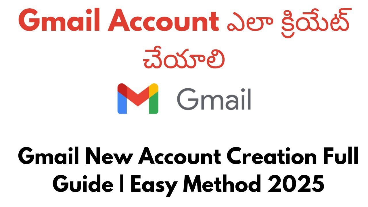 How to Create Gmail Account Step by Step | Gmail Account Create 2025 ...