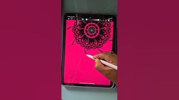 Day 3 of mandala art #mandalaart #digitalart