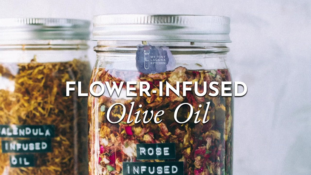 Flower Infused Olive Oil