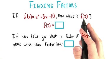 Factor Theorem - College Algebra