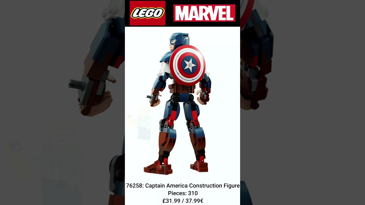 LEGO Marvel Captain America Construction Figure - 76258