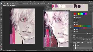 Speedpaint Ken Kaneki || Tokyo Ghoul || Ishida Sui's drawing style study