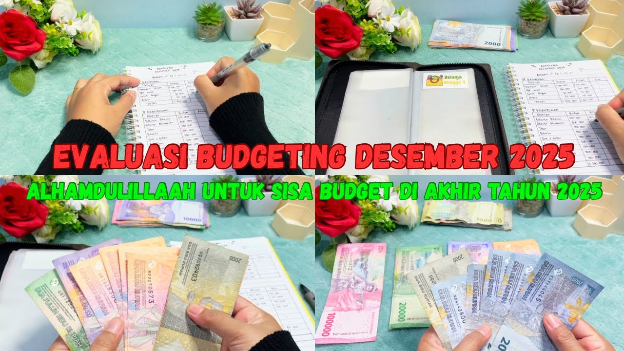 Rutinitas bulanan IRT || Evaluasi Budgeting Desember 2025 ||