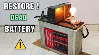 Amazing Restoration Technique of an Old Lead Acid Battery by Mr Electron 140,846 views 1 year ago 3 minutes, 46 seconds
