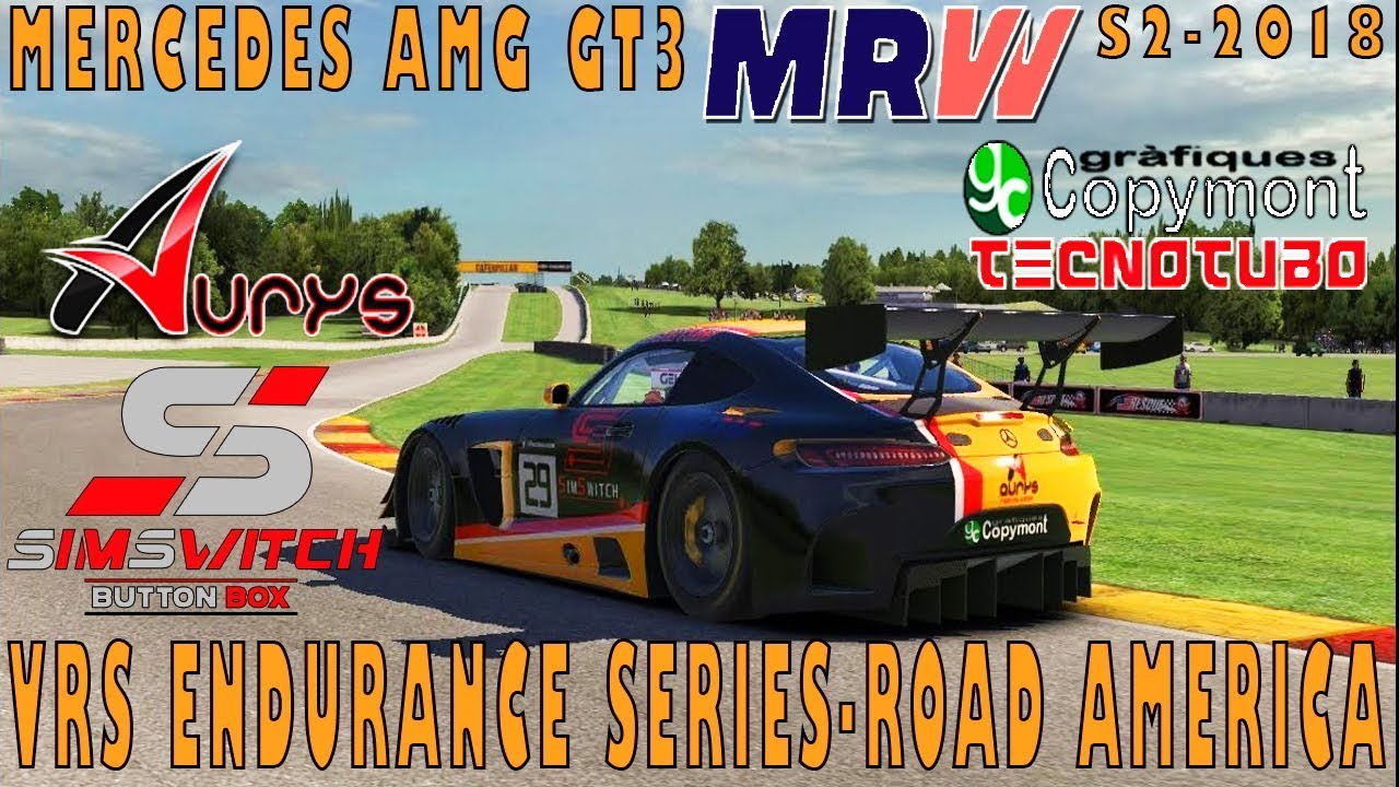 VRS GT Endurance Series  - Mercedes GT3 - Road America - Aurys Racing Team