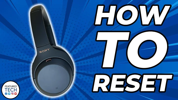 Sony XM4 Headphones Reset Tutorial | How to Reset Sony WH-1000XM4 Headphones? | Featured Tech (2022)