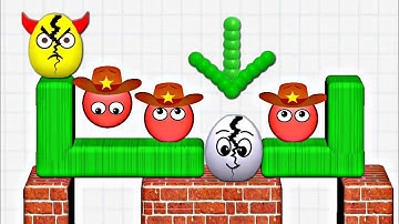 Hide Ball Logic puzzle Game / Draw To Smash Game / Level 5643,-  7658 Game / ASMR Gameplay