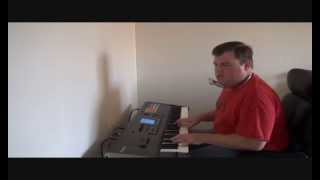 Video thumbnail of "Piano Man (Billy Joel), Cover by Steve Lungrin"