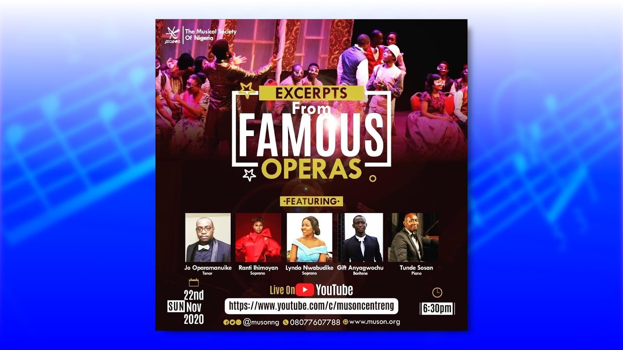 MUSON OPERA November 2020 Concert