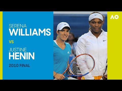 Serena Williams v Justine Henin - Australian Open 2010 Final | AO Classics
