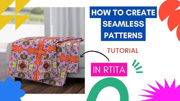 How i create Seamless Pattern Design in easiest way ! | krita | Simple Method