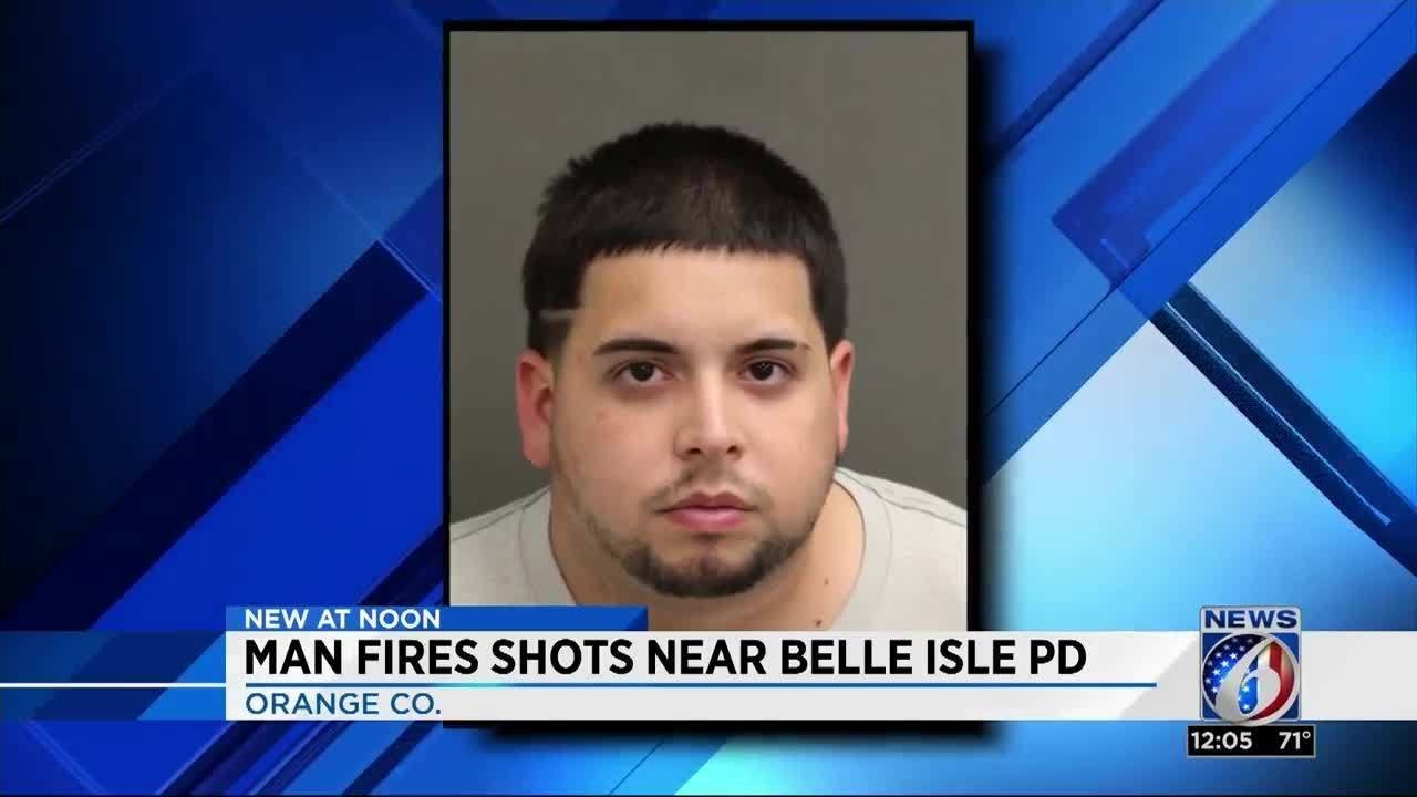 Man accused of firing shots at police station - YouTube
