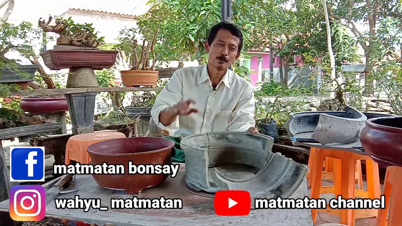 TUTORIAL CARA  MEMBUAT  CETAKAN  POT  YouTube