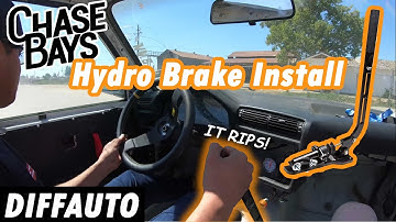 Chase Bays Hydro E Brake Install and Testing!!!