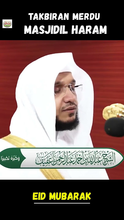 Eid Mubarak takbiran merdu masjidil haram #shorts