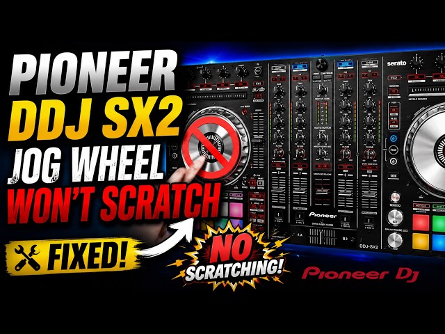 Pioneer DDJ SX2 jog wheel won't scratch - YouTube