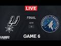NBA LIVE! San Antonio Spurs vs Minnesota Timberwolves Game 6 | May 16, 2026 NBA Playoffs LIVE