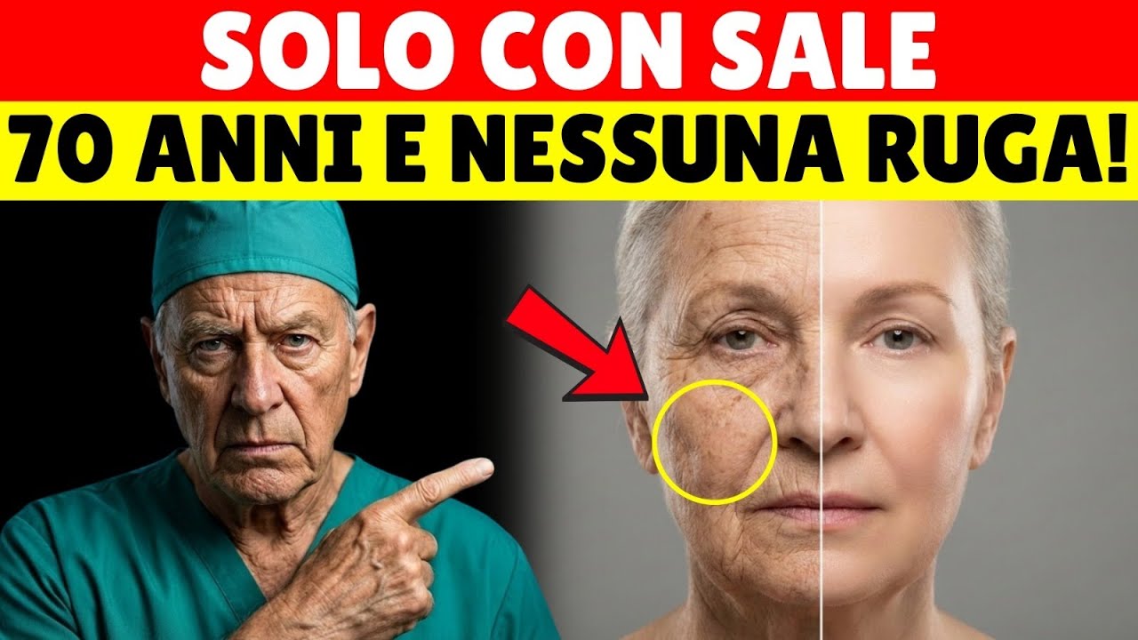 70 anni e senza rughe? Il segreto con il SALE che sta sorprendendo tutti - Frank Suárez