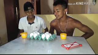 Desafio Comendo - Ovo Cru.