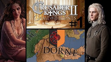 CK2 Game of Thrones | House Martell #1 | Vengeance. Justice. Fire and Blood.