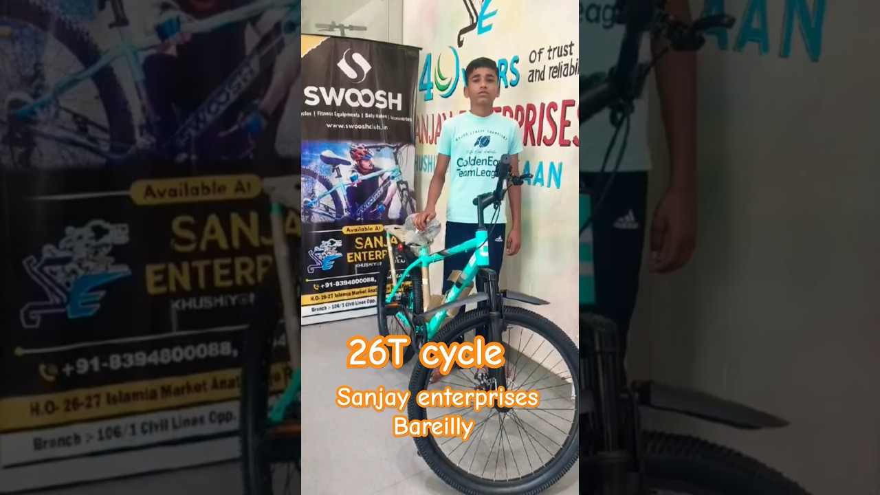 26T single speed non gear cycle/ square cycle/ dual disc brake front suspension cycle/ MTB cycle