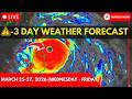 3 DAY Weather Forecast March 25-27, 2026 (WED to FRI) | Bagyo Update Today | LPA Update Today