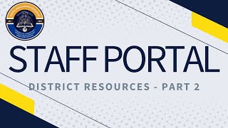 EPISD Staff Portal Navigation: Part 2