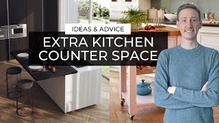 10+ Ways To Create Extra Counter Space In Your Kitchen