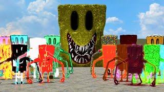 All Skins & Elements For Nightmare SpongeBob Nextbot In Garry's Mod