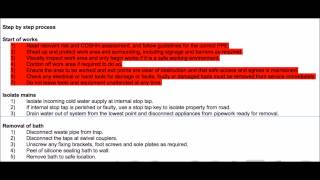 How to write a Method Statement