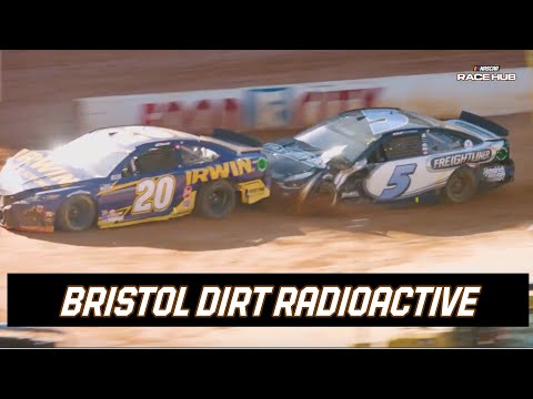 Kyle Larson - "Way to go (Christopher) Bell. Way to go" | NASCAR RACE HUB'S Radioactive Bristol Dirt