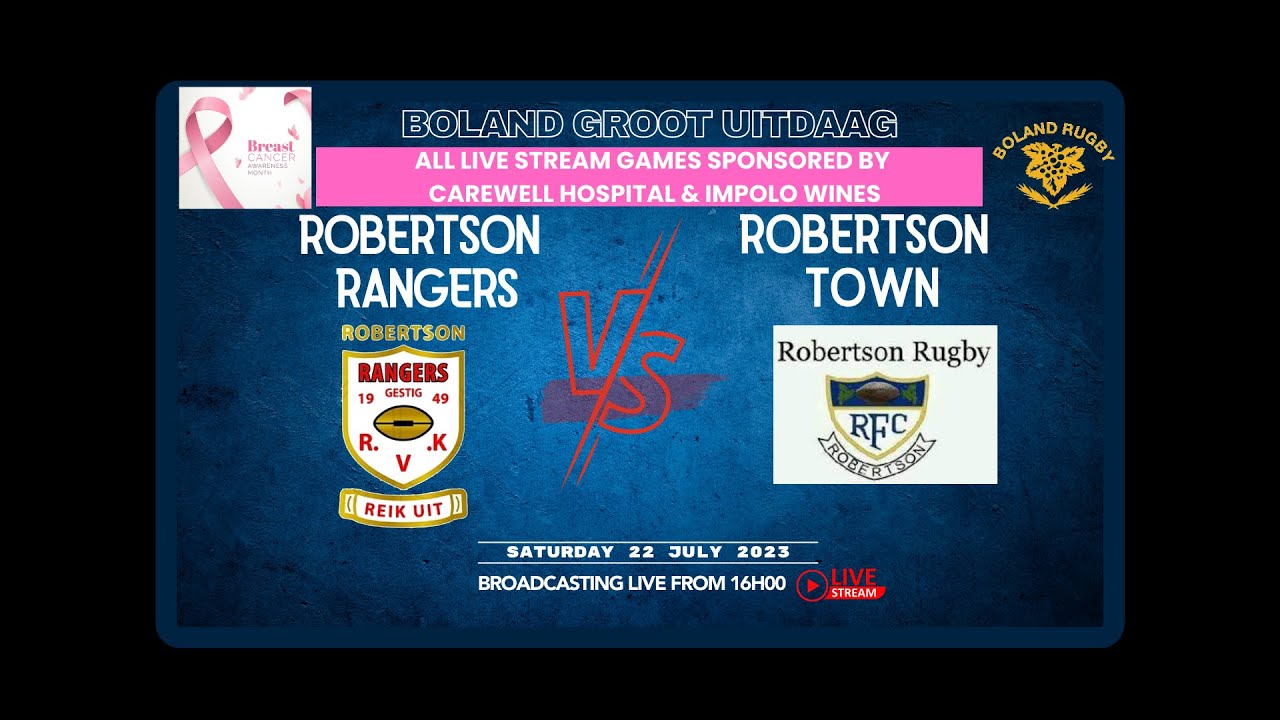 Robertson Rangers vs Robertson Town ( Pink Day Cancer Awareness)