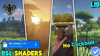 BSL Shader for Minecraft pe 1.19 || Shaders Mcpe 1.19 ( Randor Dragon )
