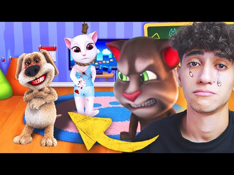 *TALKİNG BEN ANGELA'yı ÖLDÜRDÜ* TALKİNG TOM BAKIN NE YAPTI ?! (My Talking Tom Friends)