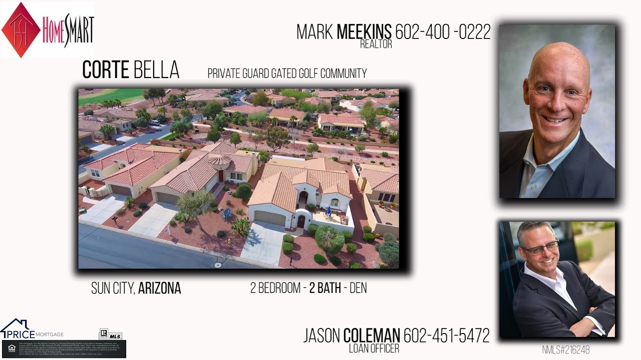 CORTE BELLA GOLF COMMUNITY HOME FOR SALE VIDEO HOME TOUR MARK MEEKINS HOME SMART