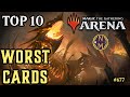 Mtg top 10 the worst cards on magic arena