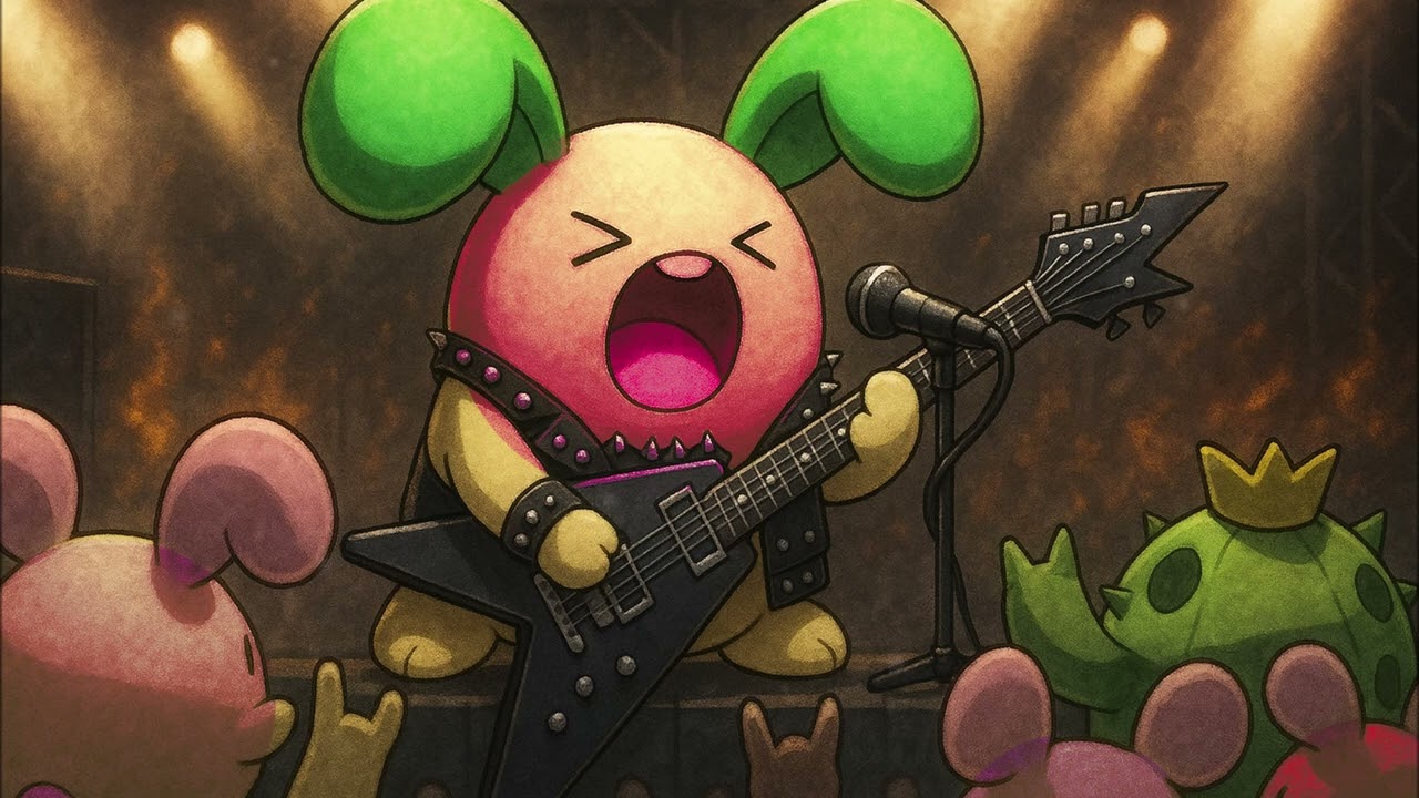 TuskiiKi - Gruene Ohren Pokemon Metal Heavy Lied Shiny Flurmel Song