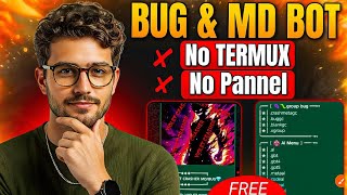 How To Connect Whatsapp Bugbot Without Termux, Pannel 🔥 | Telegram Bugbot & Md Bot Set-up 