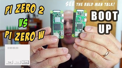 Pi Zero 2 vs Pi Zero W - Boot Time Comparison