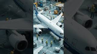 Giant Hand Builds a Boeing 787 ✈️ #boeing787 #ai