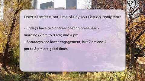 Does It Matter What Time of Day You Post on Instagram? - Everyday-Networking