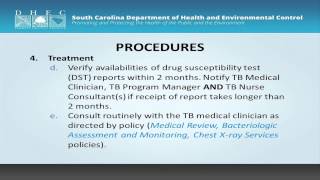 Tuberculosis Nursing Case Management Policy