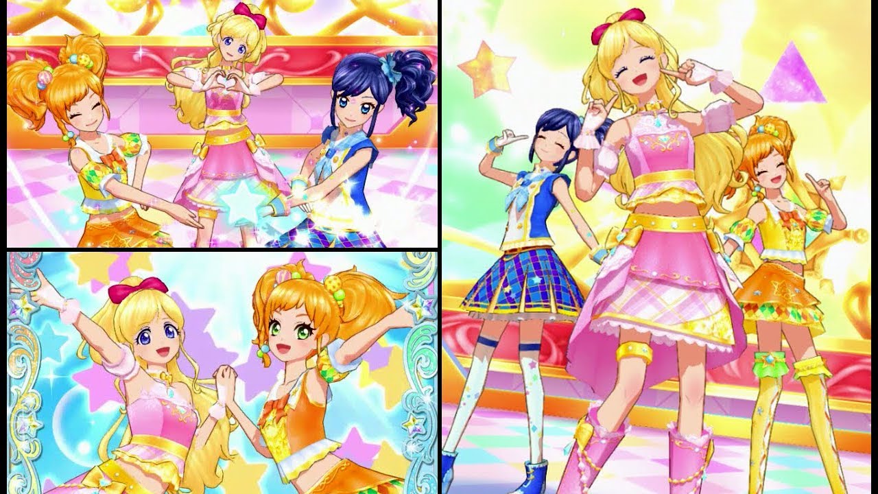 アイカツフレンズ！神城カレン&ゆず&あおいで「みんな友だちアイカツ