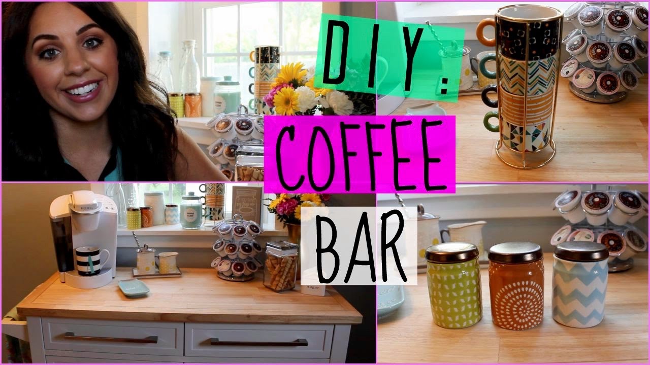 DIY: COFFEE BAR FOR YOUR HOME! - YouTube DIY: COFFEE BAR FOR YOUR HOME! - YouTube