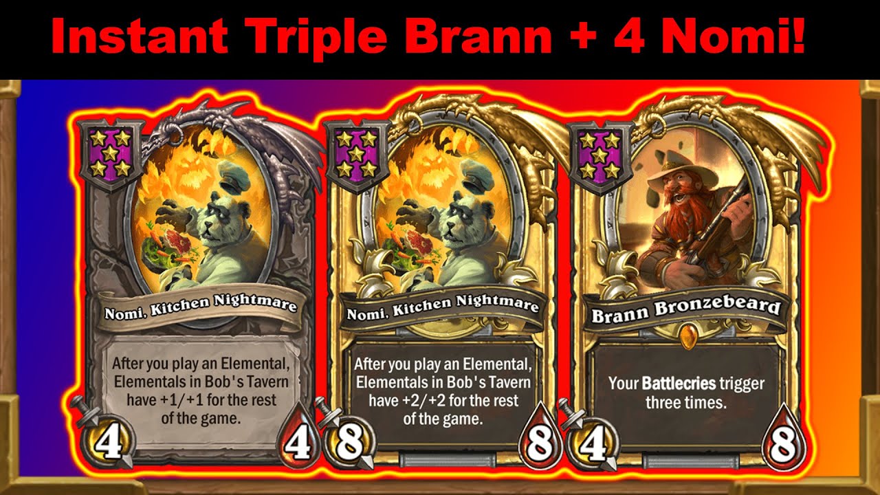 Instant Triple Nomi After The NEW BG Patch Is Awesome! | Christian  Hearthstone Battlegrounds - YouTube