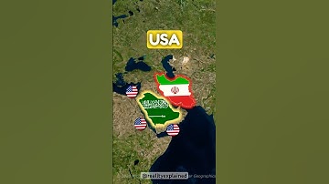 Why Is Middle East Divided ?? 🇮🇷🇸🇦 #shorts #maps #iran #saudiarabia #facts #geopolitics  #countries