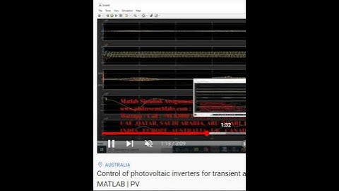 Control of photovoltaic inverters for transient and voltage stability enhancement-PV-MATLAB SIMULINK