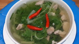 pork cabbage soup - ស្ងោរស្ពៃជាមួយសាច់ជ្រូក [ម្ហូបខ្មែរ]