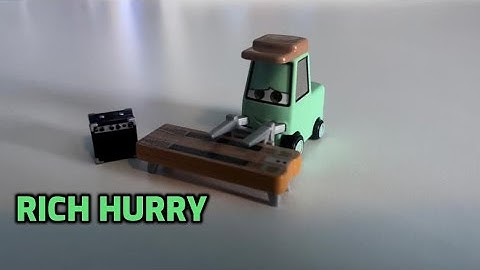 Thumbnail of Mattel Disney Pixar Cars Diecast - Rich Hurry (2021 Cotter Pin Band Slide Guitarist)